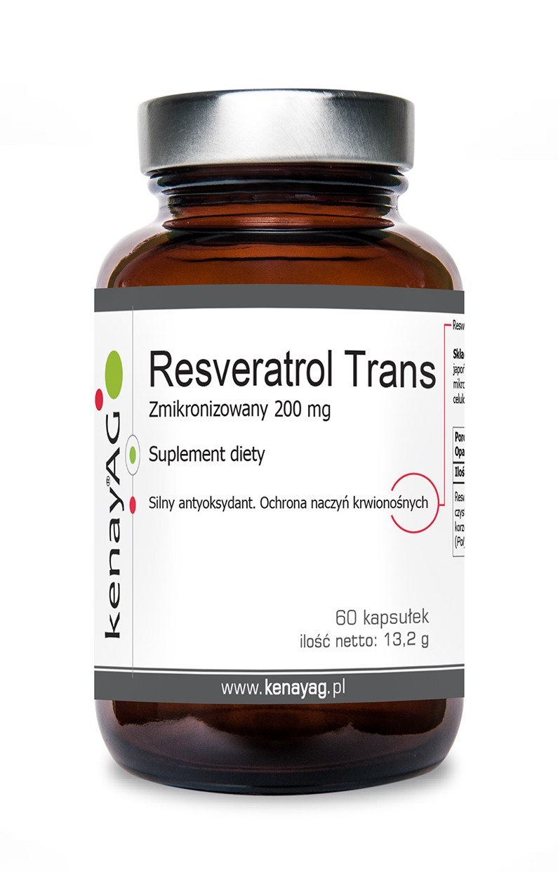 Kenay - KENAY Gemicroniseerd Trans-Resveratrol, 200 mg (60 capsules)