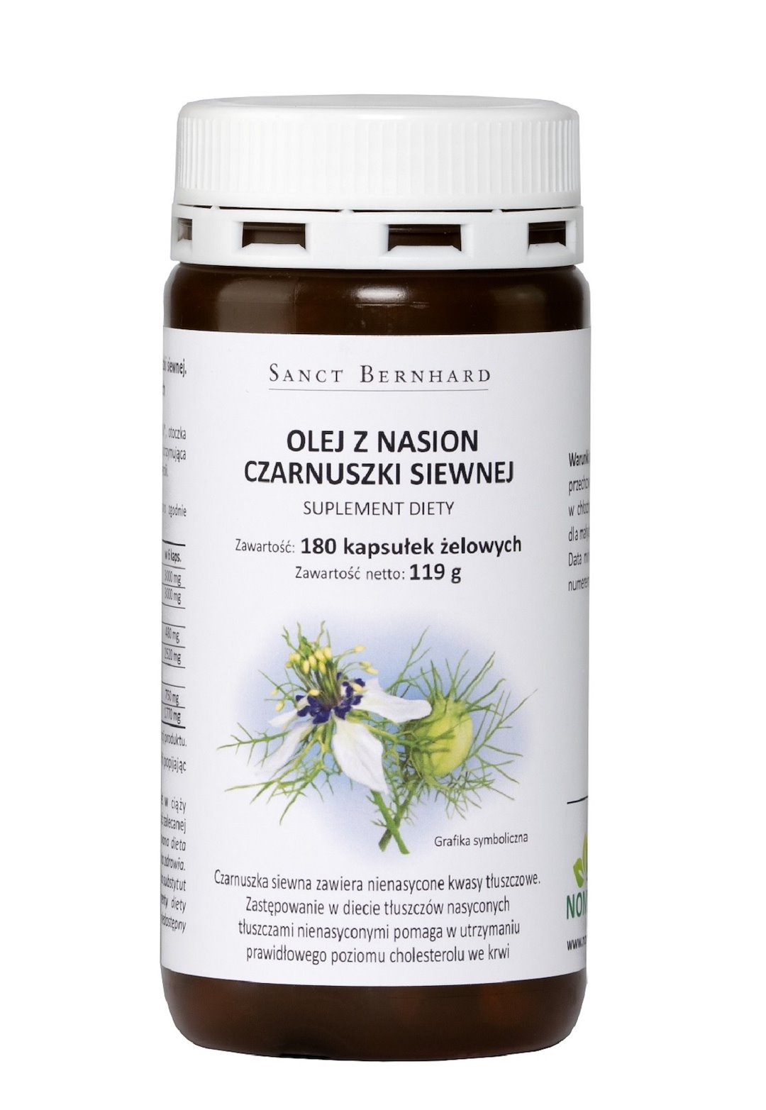 Kruidenhuis Sanct Bernhard - Zwarte Komijnolie Mono Capsules (180 caps)