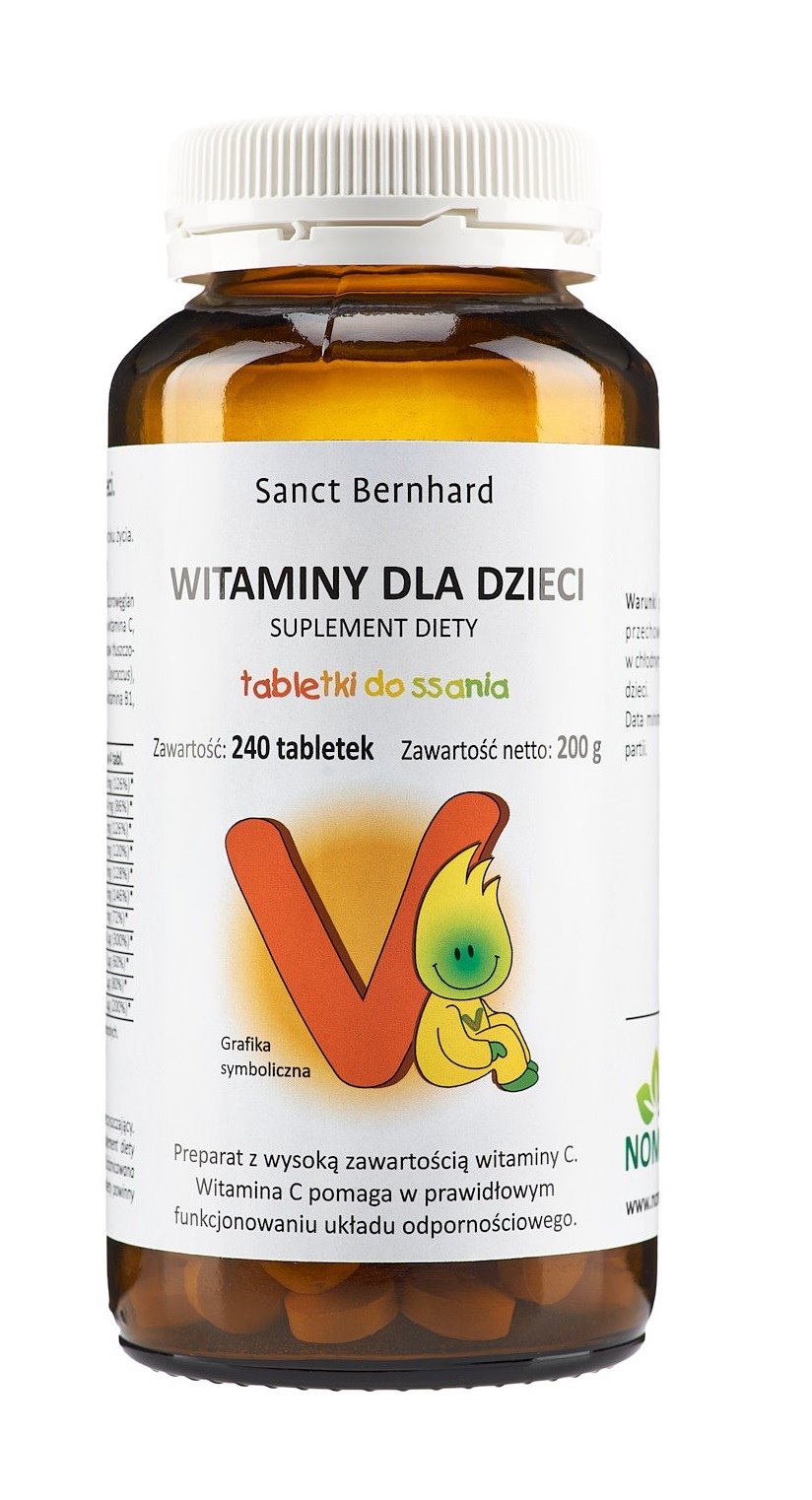Krauterhaus Sanct Bernhard - Kinder Vitamines (240 tabletten)