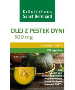 Krauterhaus Sanct Bernhard - Pompoenpitolie 500 mg (150 capsules)
