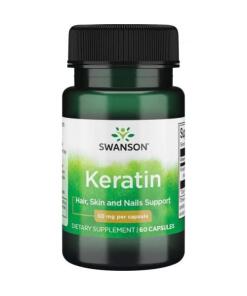 Swanson - Keratine, 50 mg - 60 capsules