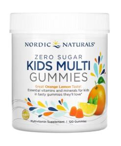 Multi Enfants Zéro Sucre, Orange Citron - 120 bonbons gélifiés