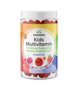 Swanson - Kinder Multivitaminen, Gemengd Fruit - 60 Gummies