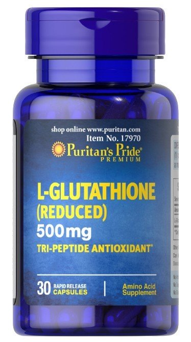 Puritan's Pride - L-Glutathion Gereduceerd, 500 mg - 30 capsules