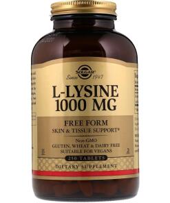L-Lysine, 1000 mg (250 comprimés)