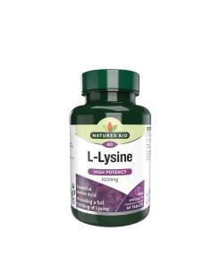 Natures Aid L-Lysine 1000 mg (60 comprimés)