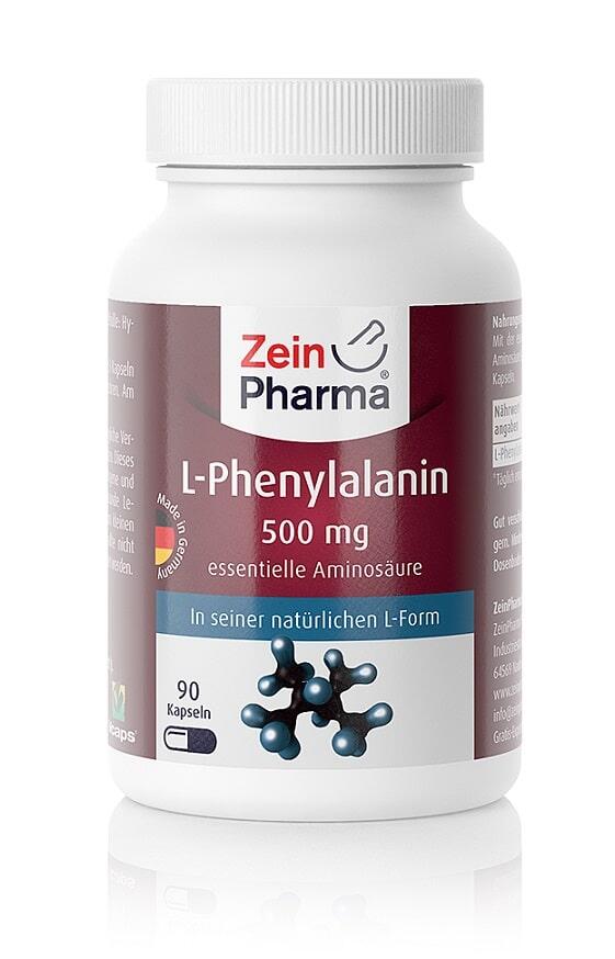 L-Phénylalanine, 500mg - 90 gélules
