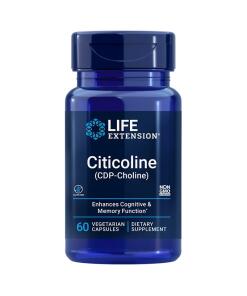 LIFE EXTENSION Cognizin CDP-Choline, 250 mg (60 gélules végétales)
