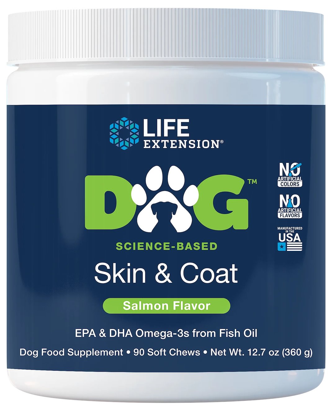 Life Extension - Huid- en Vachtverzorging voor Honden (90 capsules)