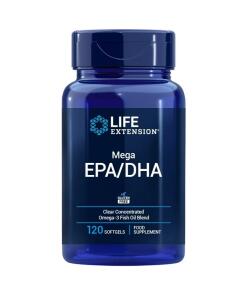 LIFE EXTENSION Méga EPA/DHA UE (120 gélules)