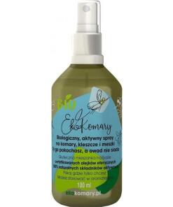 LOV ORGANIC Eco-Moustiques - Spray parfumé actif contre les moustiques, tiques et moucherons (100 ml)