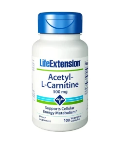 Acetyl-L-Carnitine, 500mg - 100 vcaps