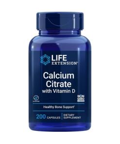 Life Extension - Calciumcitraat met Vitamine D - 200 Capsules