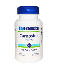 Life Extension - Carnosine, 500 mg - 60 vegetarische capsules