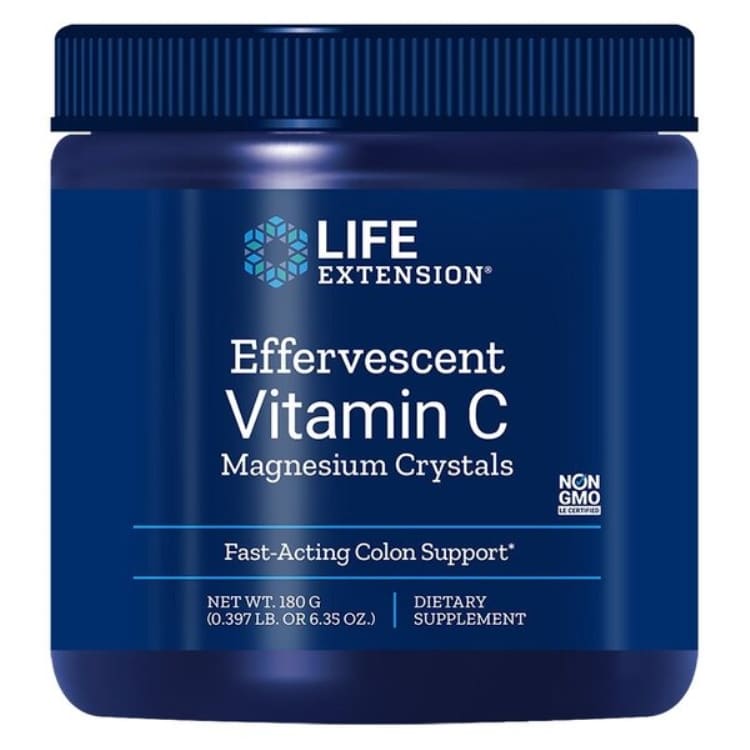 Cristaux de magnésium effervescents à la vitamine C - 180g