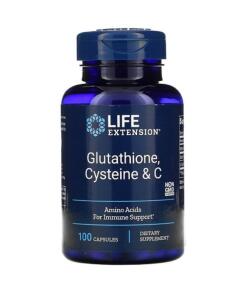 Life Extension - Glutathion, Cysteïne & Vitamine C - 100 capsules