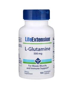 Life Extension - L-Glutamine, 500 mg - 100 capsules