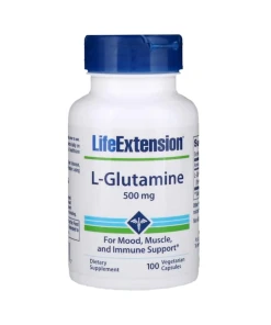 L-Glutamine, 500mg - 100 vcaps