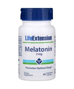Life Extension - Melatonine, 3 mg - 60 vegetarische capsules