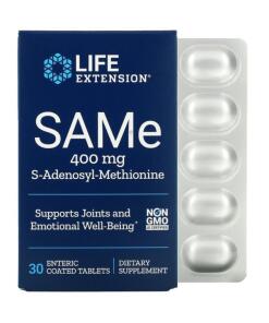 SAMe S-Adenosyl-Methionine, 400mg - 30 comprimés à enrobage entérique