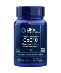 Life Extension - Superabsorberende CoQ10 (Ubiquinon) met d-Limonene, 100mg - 60 softgels