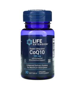 Life Extension - Super Ubiquinol CoQ10 met Verbeterde Mitochondriale Ondersteuning, 100 mg - 30 Softgels