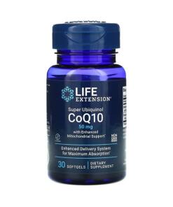 Life Extension - Super Ubiquinol CoQ10 met Verbeterde Mitochondriale Ondersteuning, 50mg - 30 Softgels