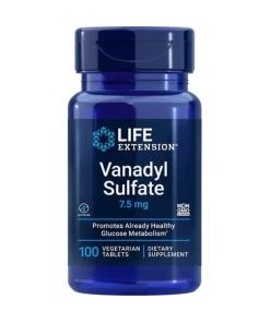 Life Extension - Vanadylsulfaat, 7,5 mg - 100 vegetarische tabletten