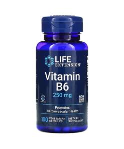 Life Extension - Vitamine B6, 250 mg - 100 capsules