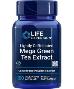Life Extension - Mega Groene Thee Extract met Hoog Cafeïnegehalte - 100 capsules