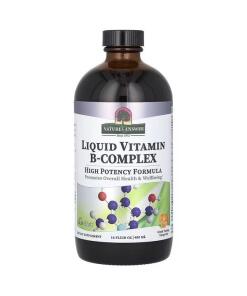 Réponse de la nature - Complexe de vitamines B liquide, Mandarine - 480 ml