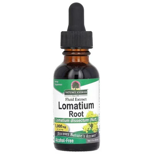 Réponse de la nature - Racine de Lomatium, 1000 mg - 30 ml