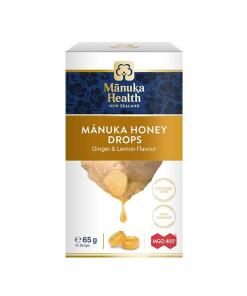 Pastilles au miel de Manuka MGO™ 400+ et vitamine C, saveur gingembre et citron (65 g)
