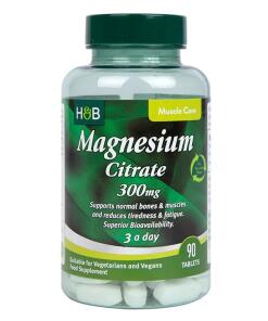 Holland & Barrett - Magnesiumcitraat, 300 mg - 90 tabletten