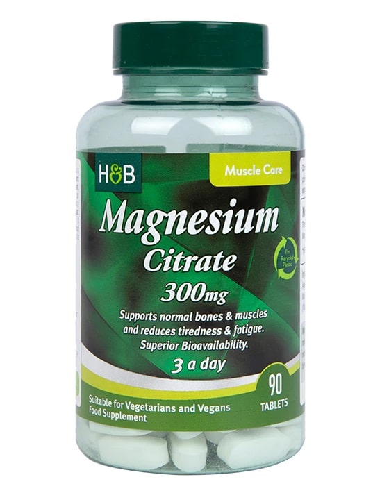Holland & Barrett - Magnesiumcitraat, 300 mg - 90 tabletten