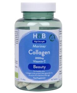 Holland & Barrett - Marien Collageen met Vitamine C, 3000mg - 90 tabletten