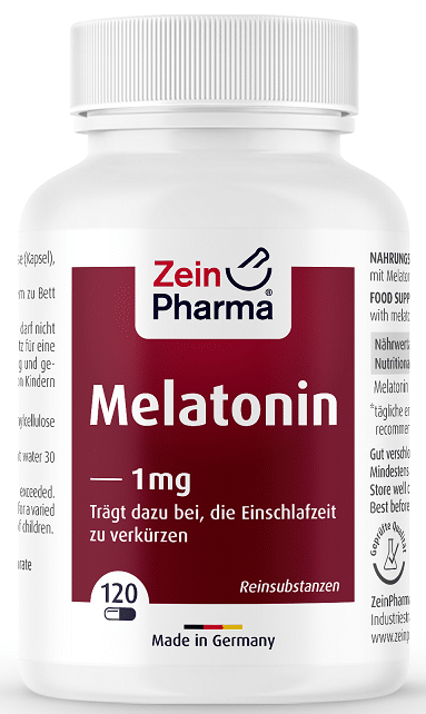 Zein Pharma - Melatonine, 1 mg - 120 capsules