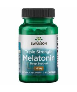 Swanson - Melatonine Drievoudige Sterkte 10 mg - 60 Capsules