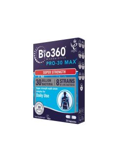 Natures Aid Bio360 Pro-30 MAX (30 Milliards de Bactéries) (30 Capsules)