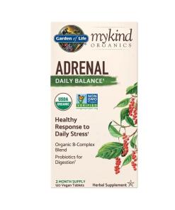 Garden of Life - Mykind Organics Dagelijkse Balans voor Bijnieren - 120 Veganistische Tabletten
