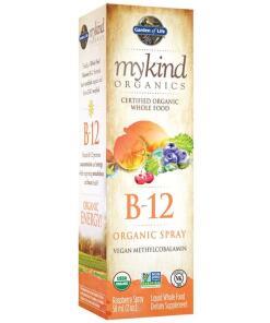 Spray Bio Mykind Organics B-12, Framboise - 58 ml