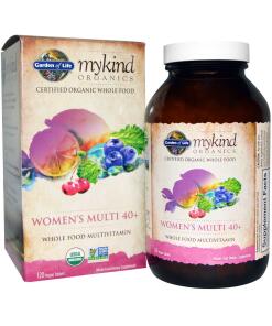 Garden of Life - Mykind Organics Multivitamine voor Vrouwen 40+ - 120 Veganistische Tabletten