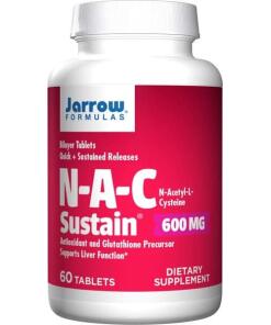 Jarrow Formulas - NAC Sustain, 600 mg - 60 tabletten