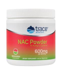 Trace Minerals - NAC-poeder, 600 mg (watermeloen) - 75 g