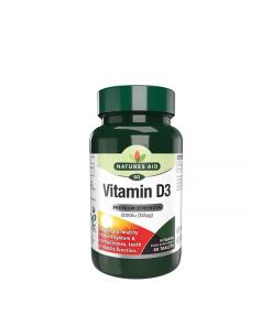 Natures Aid - Natures Aid Vitamine D3 5000 IE Hoog Gedoseerd (60 Tabletten)