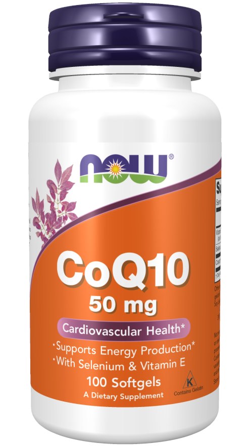 NOW FOODS Coenzyme Q10 50 mg (100 gélules)