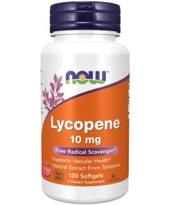 NOW FOODS Lycopène, 10 mg (120 gélules)