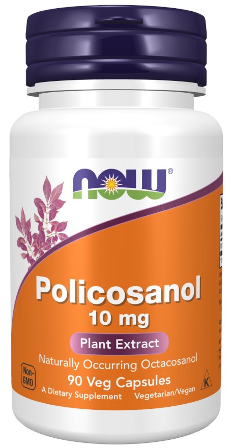 NOW FOODS Policosanol 10 mg (90 gélules végétales)