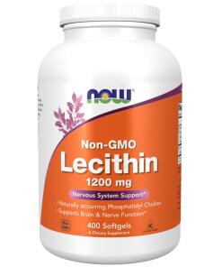 NOW FOODS Lécithine de tournesol, 1200 mg (400 gélules)