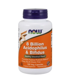8 Milliards d'Acidophilus et Bifidus - 120 gélules